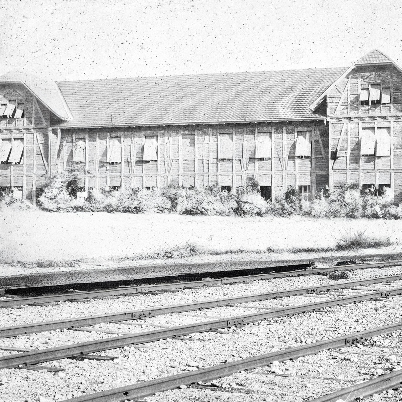 Historisches Bahnhofsgebäude des Bürgerbahnhofs in Leutkirch im Allgäu